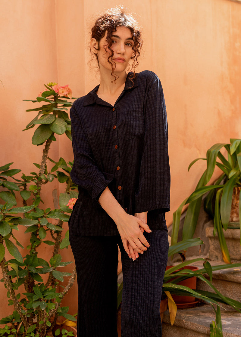 Vasco Blouse Navy